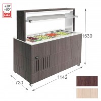 Салат-бар тепловой Enofrigo Doge Isola 1000 BM Салат-бар тепловой Enofrigo Doge Isola 1000 BM