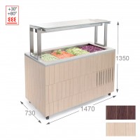 Салат-бар тепловой Enofrigo DOGE Isola SVT Fissa 1400 QPC Салат-бар тепловой Enofrigo DOGE Isola SVT Fissa 1400 QPC