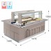 Витрина самообслуживания Enofrigo Fast Gourmet Isola Doppia BM+RF 1400