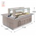 Витрина тепловая Enofrigo Fast Gourmet Isola Doppia QPC+QPC 2000