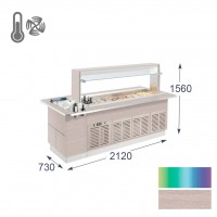 Витрина самообслуживания Enofrigo Fast Gourmet Isola VTRF 2000 Витрина самообслуживания Enofrigo Fast Gourmet Isola VTRF 2000