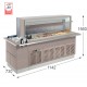 Витрина тепловая Enofrigo Fast Gourmet Wall BM 1000 Витрина тепловая Enofrigo Fast Gourmet Wall BM 1000
