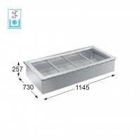 Лоток с охлаждением Enofrigo RF BASE V 1000 Лоток с охлаждением Enofrigo RF BASE V 1000