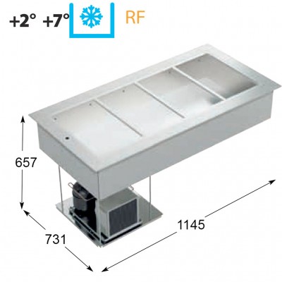 Лоток с охлаждением Enofrigo RF BASE 1000