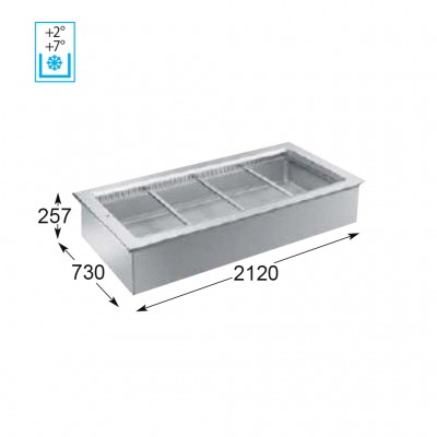 Лоток с охлаждением Enofrigo RF BASE V 2000