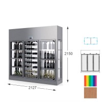 Витрина для вина Enofrigo Wine Library 3P 4V H220 Витрина для вина Enofrigo Wine Library 3P 4V H220